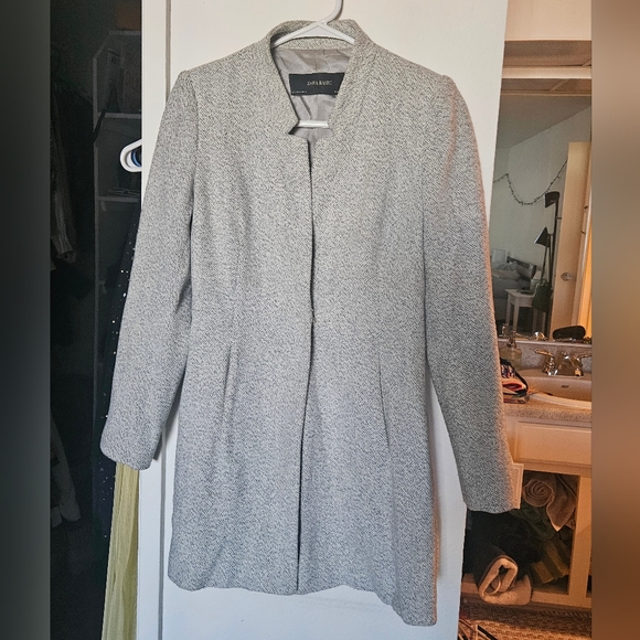 Gray fitted jacket - Picture 2 of 5